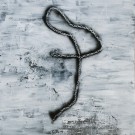 MICHAEL MOOS "There's No Here", 2009, Acryl, Lack, Dispersion, Öl auf Leinwand  160 x 130 cm 	  